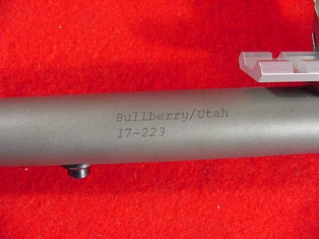   Contender Custom Bullberry 12 17 223 Stainless Pistol Barrel  