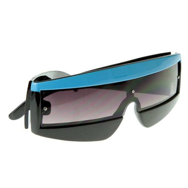 Futuristic Techno Rave Wraparound Sunglasses BEP 8234  