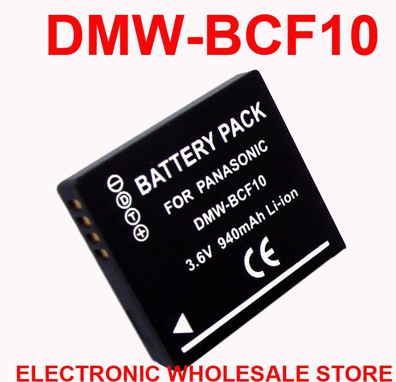 DMW BCF10 Battery for Panasonic Lumix DMC TS3 DMC TS1  