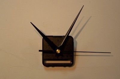 24 Hour, Zulu, Military Time Clock Movement with Hands  