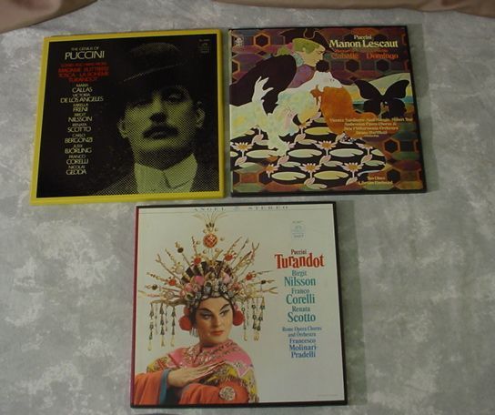 Boxed Sets PUCCINI LP Records GENIUS OF PUCCINI/MANON LESCAUT 