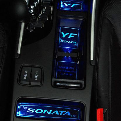 2011 YF Sonata LED Drink Cup Holder & Console  