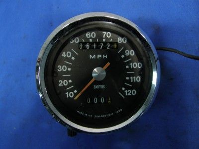   Black Face Speedometer Triumph BSA SSM 5007/02A NICE B383  