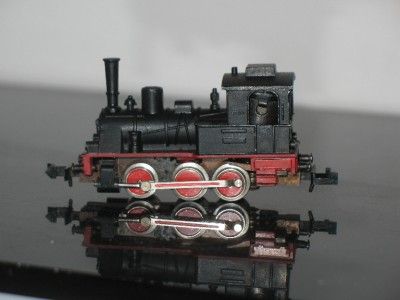 MINITRIX LIL DONKEY 0 6 0 STEAM ENGINE   RUNS GREAT   2913 NO BOX 