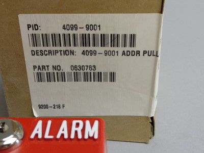 NEW SIMPLEX 4099 9001 SIGNALING FIRE ALARM PULL STATION  