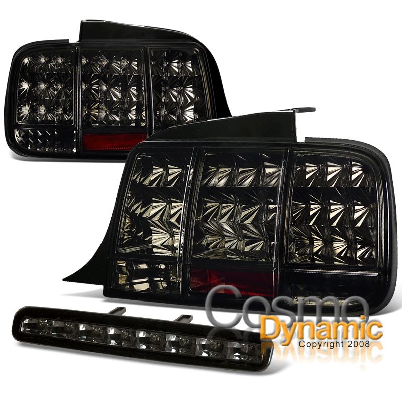 MUSTANG GT LED SEQUENTIAL TAIL LIGHT BRAKE LAMP SMOKE  