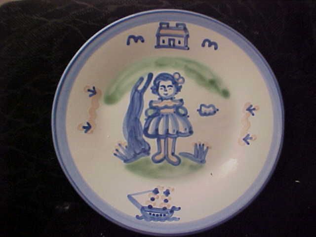 Hadley 8 3/4 Salad or Luncheon Plate Girl Farm 220774525178