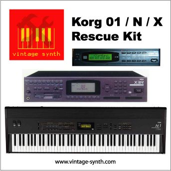 Vintage Synth Rescue Kit Korg 0 Series / X Series 