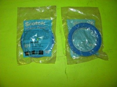 NEW Lot of 2 Scotch 1/4 Inch Plastic Tape  