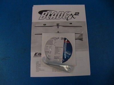 Flite Blade CX 2 Electric Helicopter R/C CX2 Parts Coaxial LiPo 7.4V 