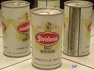 STEINBRAU BEER S/S CAN EASTERN HAMMONTON NEW JERSEY 047  