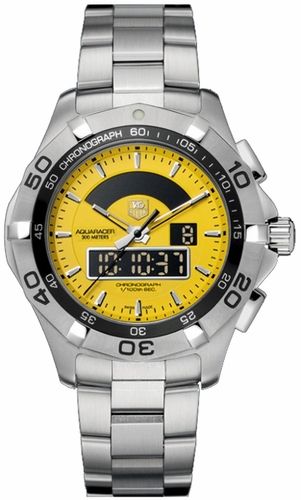 BRAND NEW TAG HEUER AQUARACER 2000 CHRONOTIMER DIGITAL GMT WATCH 