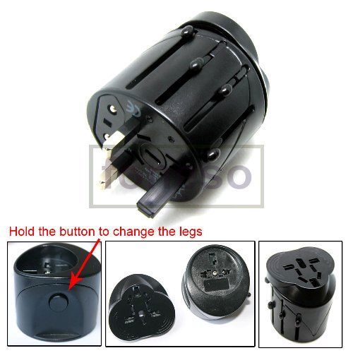 Swiss Travel World Power Socket Plug Adapter Universal  