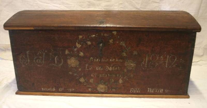 Fantastic Swedish Wedding Trunk,1812  