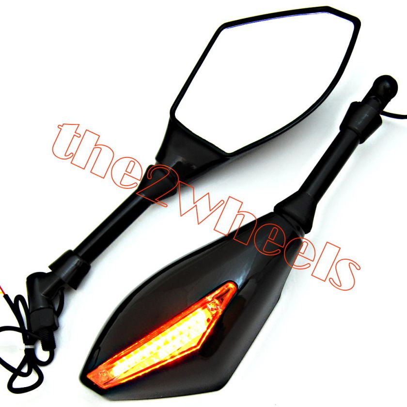 Integrated Mirrors XJR1300 VMAX MT01 MT03 FZ1 FZ6 XJ6  