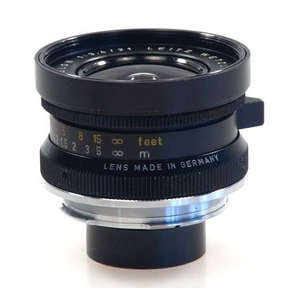 LEICA M SUPER ANGULON 13.4/21mm f=21mm WIDE ANGLE LENS BLACK FILTER 