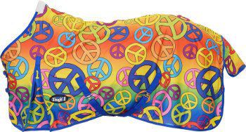   Winter Blanket Turnout Rainbow Peace 1200D 75 76 74 Tough 1 NEW  