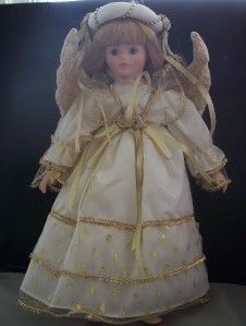 Seymour Mann 1995 Porcelain Angel Doll 151/2  