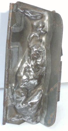   CHOCOLATE MOULD LETANG FILS PARIS No 1584 EASTER BUNNY MOLD VINTAGE