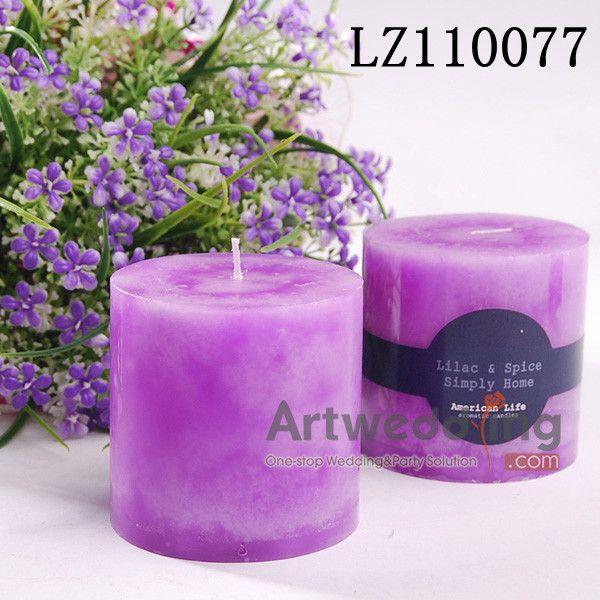   Pillar Wedding Party Candles Favors NEW HOT 5 Color U PICK  