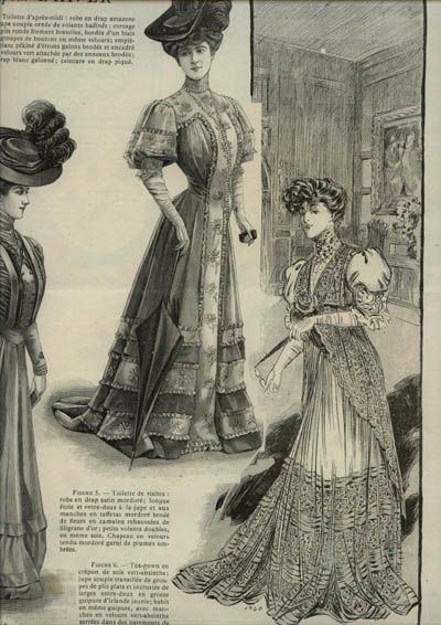 ORIGINAL MONITEUR DE LA MODE October 21,1905  