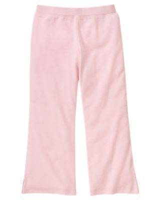 NWT Gymboree TRES FABULOUS Pink Knit Flare Yoga Pants  
