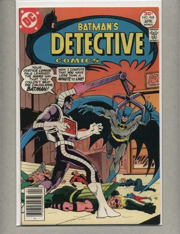 Detective Comics 468 in VF condition. Published by DC in 1977 