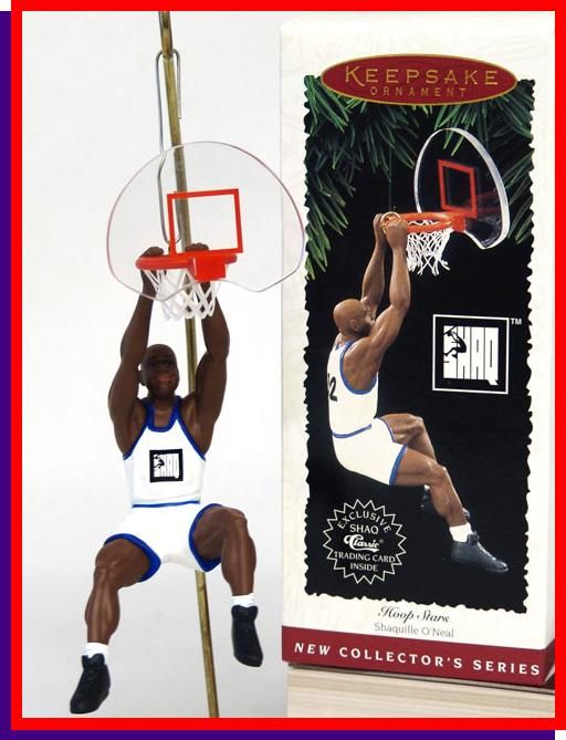 HALLMARK ORNAMENT SHAQUILLE ONEAL HOOP STARS $47 Value  