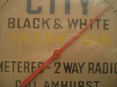 Vintage Collectible Yellow Cab Thermometer (Rare)  