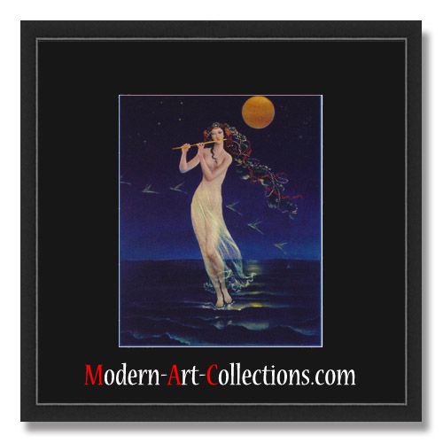 16x16 Kinuko Y Craft  Eclipse  FRAMED ART    Fantasy  