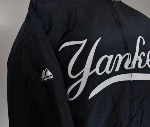 MAJESTIC NEW YORK YANKEES MLB PREMIERE JACKET DUGOUT  