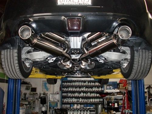 CNT RACING 09 11 Nissan 370z Bolt on catback Exhaust system  