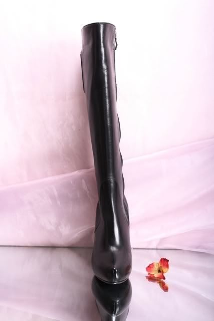 Giovanni Fabiani 5453 Leather Knee High Wedge Boot 36/6  