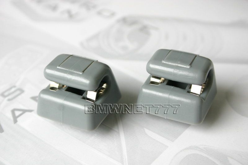 Mercedes Sunvisor clip W124 E320 300E 220E 230E Grey s4  