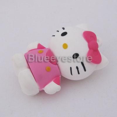 8GB Cartoon Pink HelloKitty USB 2.0 Flash Memory Pen Stick Drive Real 