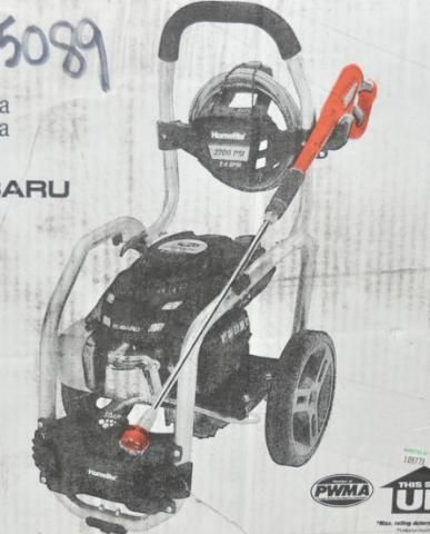 HOMELITE 2700 PSI 2.4 GPM SUBARU GAS ENGINE PRESSURE WASHER NEW  