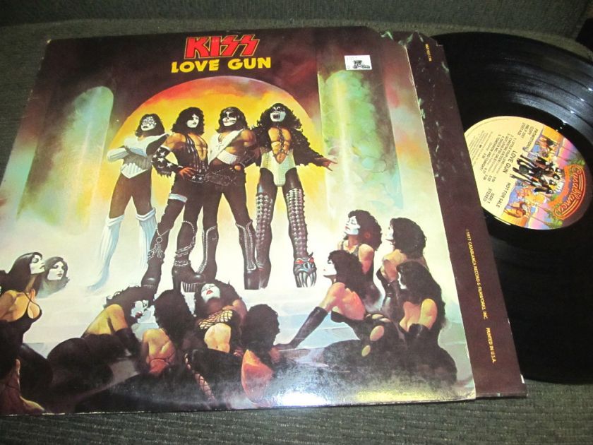 KISS Love Gun LP Vinyl PROMO Original 1st w/inner 77 STERLING 