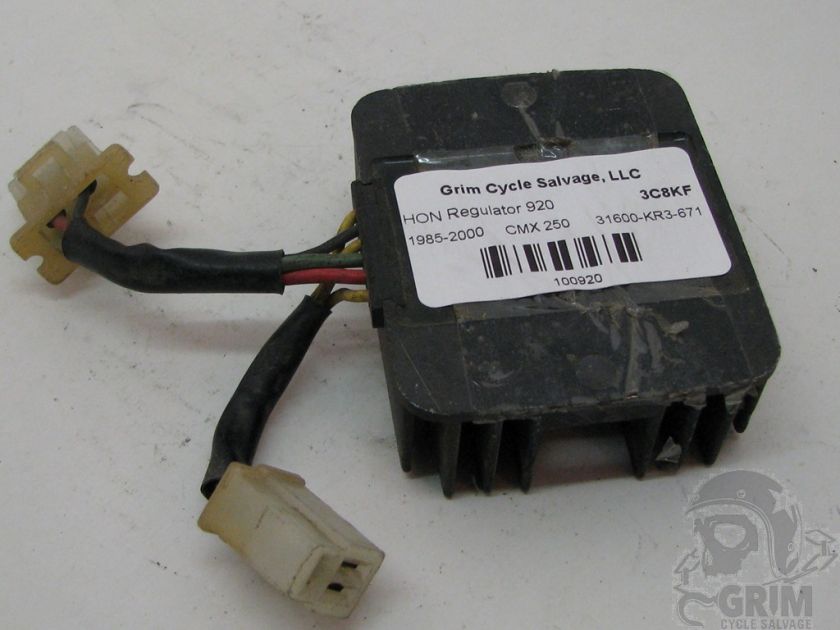   1987 Honda Rebel CMX250 Regulator Rectifier   31600 KR3 671   Image 02