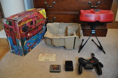 RARE Nintendo 3D Virtual Boy VB system BOXED with game 045496620073 