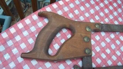 Vintage 1905 Farm Saw Geo H Bishop & Co # 7  