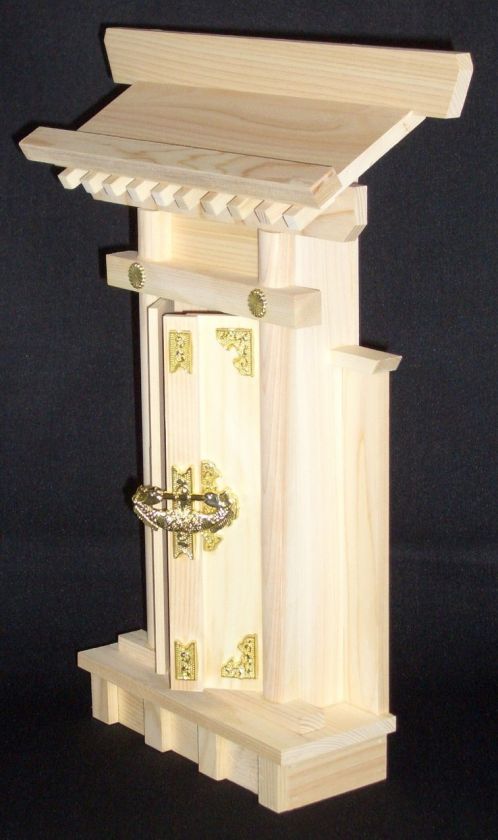 KAMIDANA (miniature SHINTO shrine), new, wood, JAPAN  