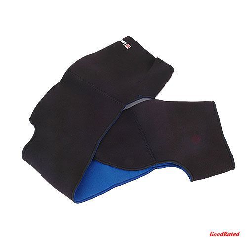 Black Neoprene Sport Shoulder Support Protector Brace  