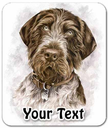 German Wirehair Pointer Personalized Mouse Pad  