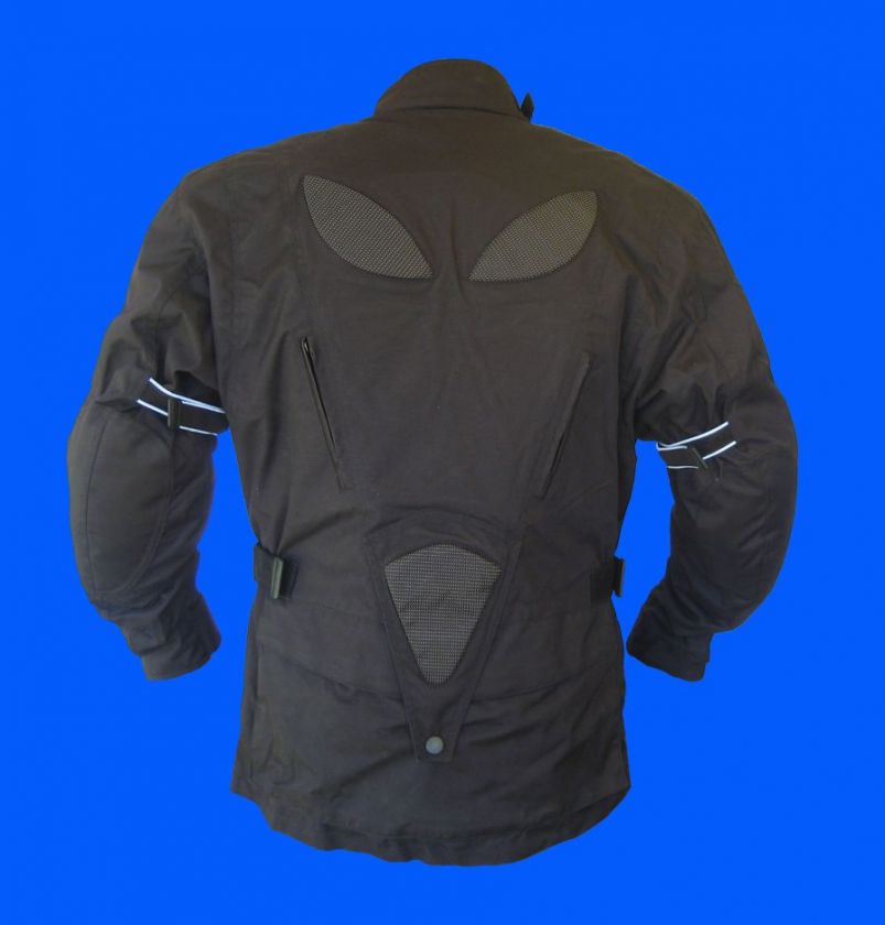 Mens CE Waterproof Touring Cordura Motorcycle Jacket  