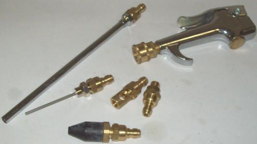 Pc Quick Change Standard Air Tool Blow Gun Kit  