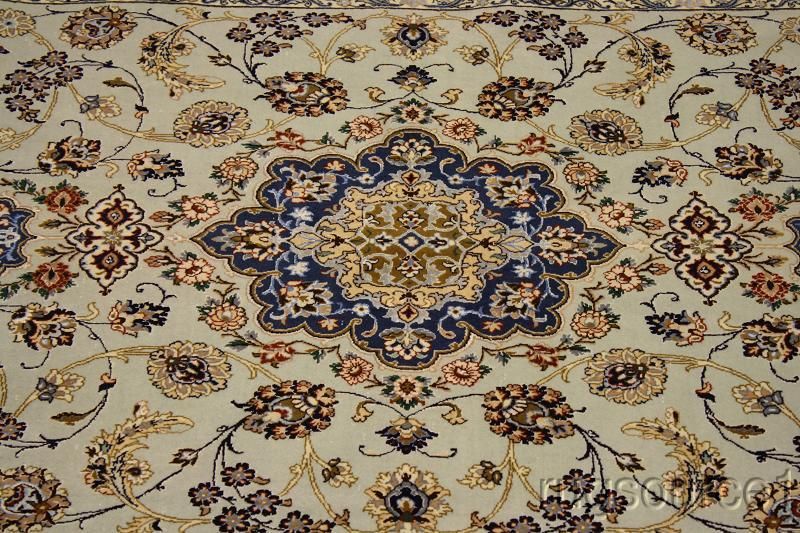   SILK 4X5 MASTERPIECE ISFAHAN PERSIAN ORIENTAL AREA RUG CARPET  