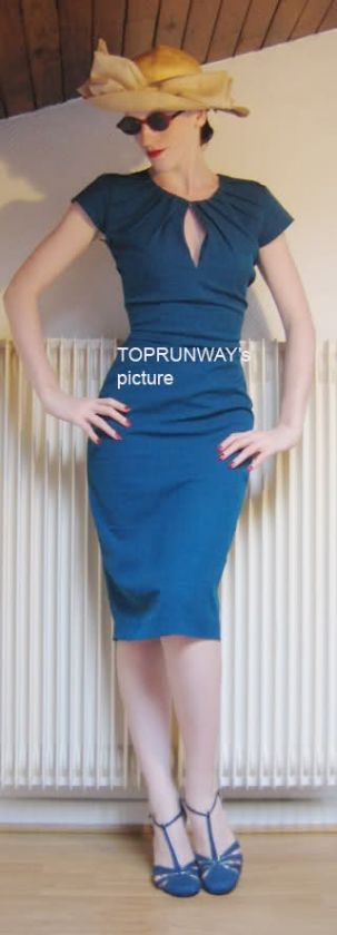 DIANA vintage look pencil dress custom made all size  