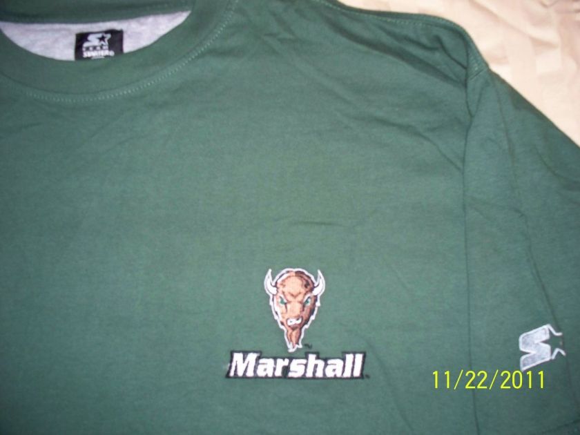 Marshall Thundering Herd football T Shirt XXL Starter  