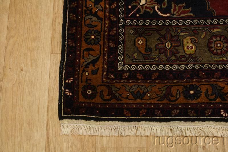 80 YEARS OLD DECORATIVE ANTIQUE 4X8 OUSHAK TURKISH ORIENTAL AREA RUG 