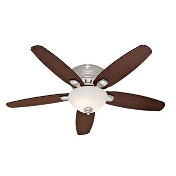 Hunter Fremont 52 in Nickel Ceiling Fan with Light 28701 NEW 